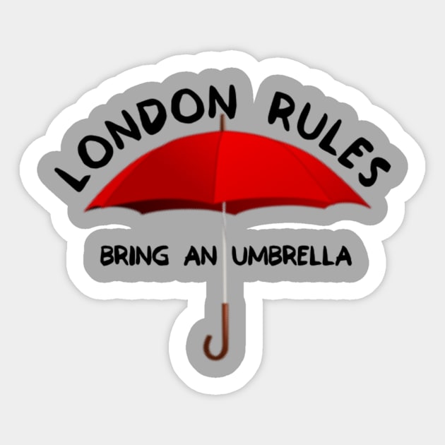 London Rules Sticker by FirstTees